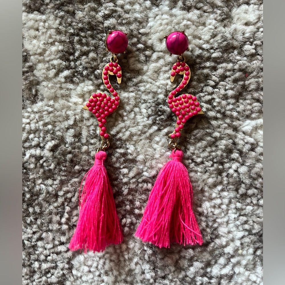 Bauble Bar Flamingo Earrings